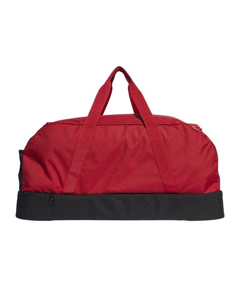 adidas Tiro League Duffel Bag Gr. L Rot Weiss